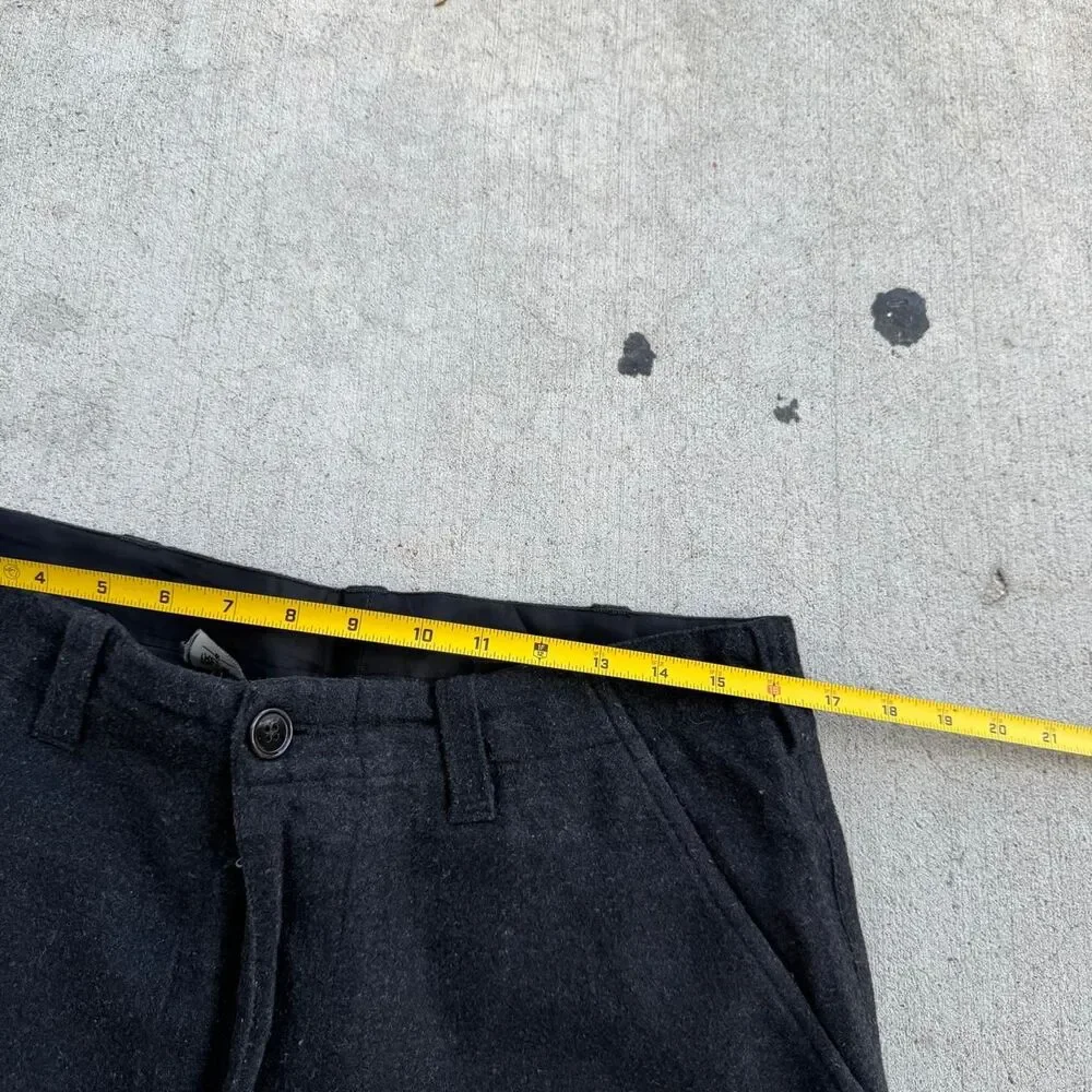 Baggy Black Mossimo Cargo Black Dress Pants Wool Size 32 Baggy